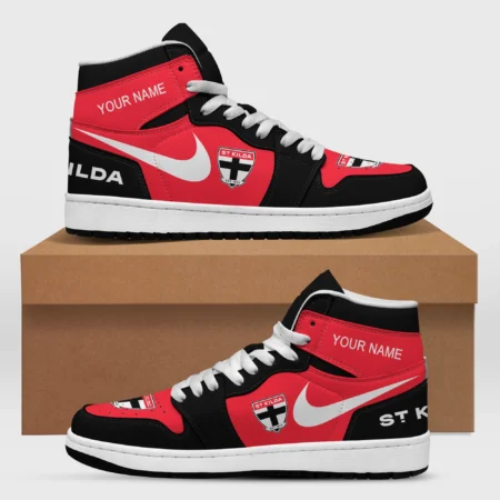 AFL St Kilda Saints Air Jordan 1 High Custom Gift For Fans – HOAFL240725AJ01STK