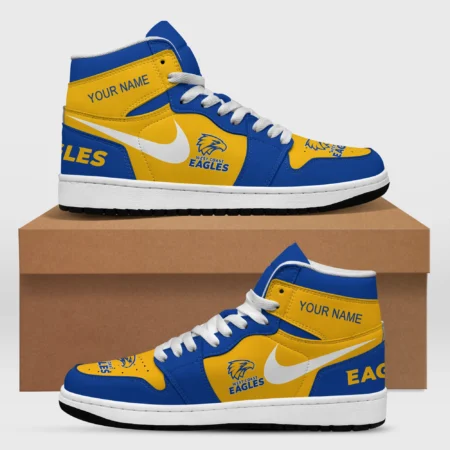 AFL West Coast Eagles Air Jordan 1 High Custom Gift For Fans – HOAFL240725AJ01WCE