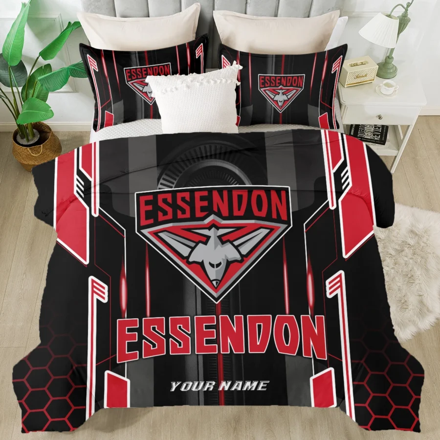 AFL Essendon Bombers Bedding Set Gift For Fans – HOAFL050725BD01ESS
