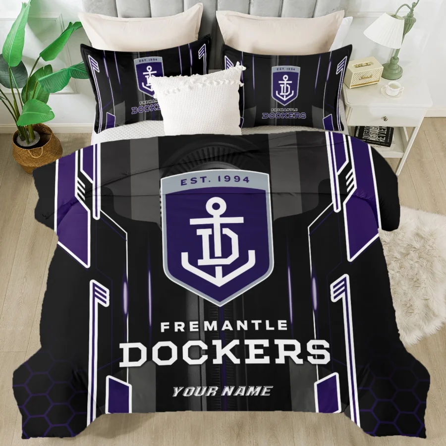 AFL Fremantle Dockers Bedding Set Gift For Fans – HOAFL050725BD01FRE