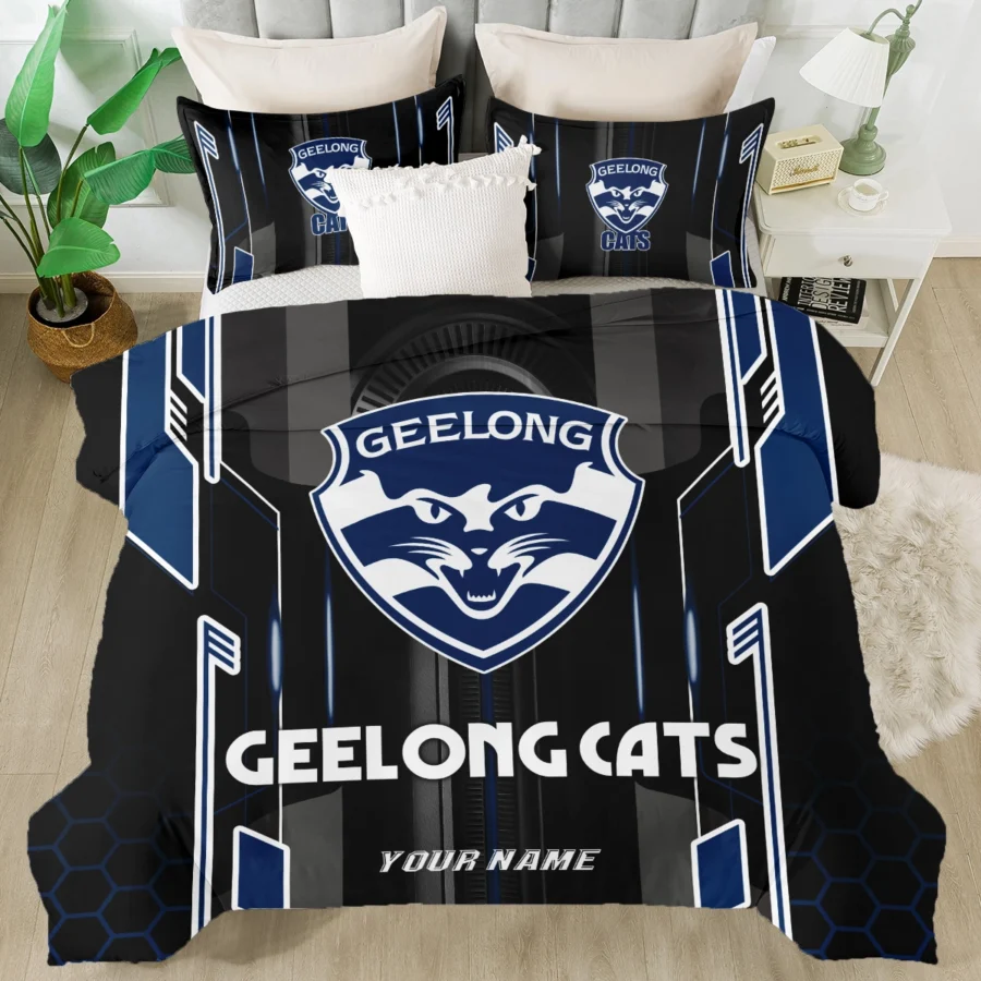 AFL Geelong Cats Bedding Set Gift For Fans – HOAFL050725BD01GEEL