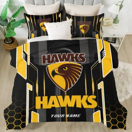 AFL Hawthorn Hawks Bedding Set Gift For Fans – HOAFL050725BD01HAW