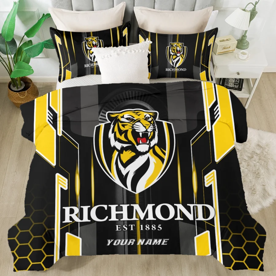 AFL Richmond Tigers Bedding Set Gift For Fans – HOAFL050725BD01RICH