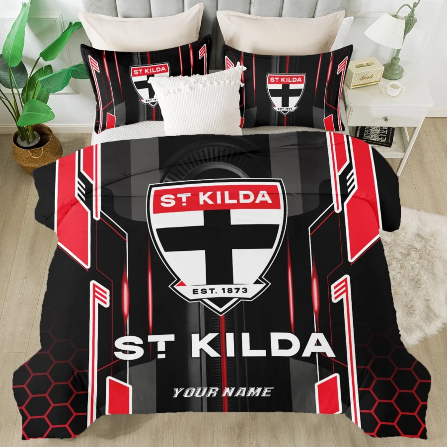 AFL St Kilda Saints Bedding Set Gift For Fans – HOAFL050725BD01STK