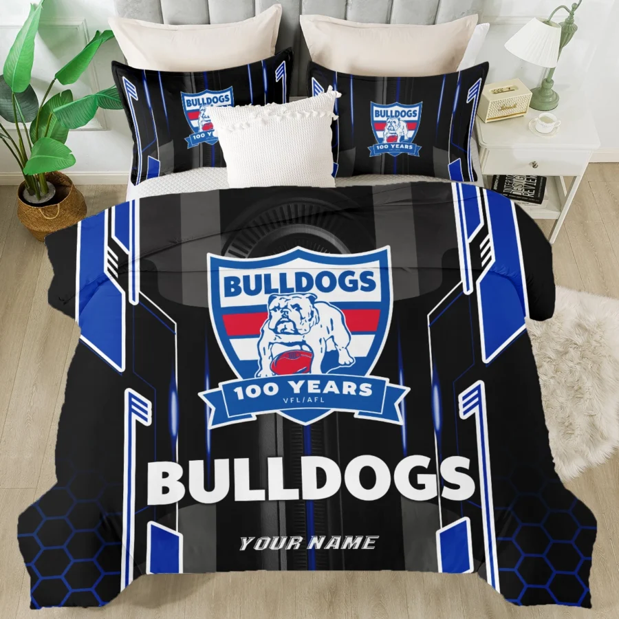 AFL Western Bulldogs Bedding Set Gift For Fans – HOAFL050725BD01WB