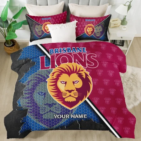 AFL Brisbane Lions Bedding Set Gift For Fans – HOAFL070725BD01BL