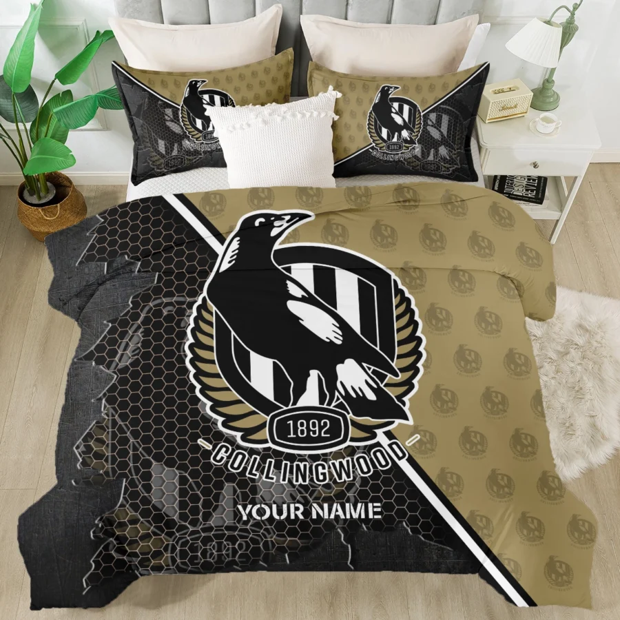 AFL Collingwood Magpies Bedding Set Gift For Fans – HOAFL070725BD01COLL