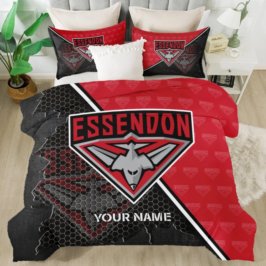 AFL Essendon Bombers Bedding Set Gift For Fans – HOAFL070725BD01ESS