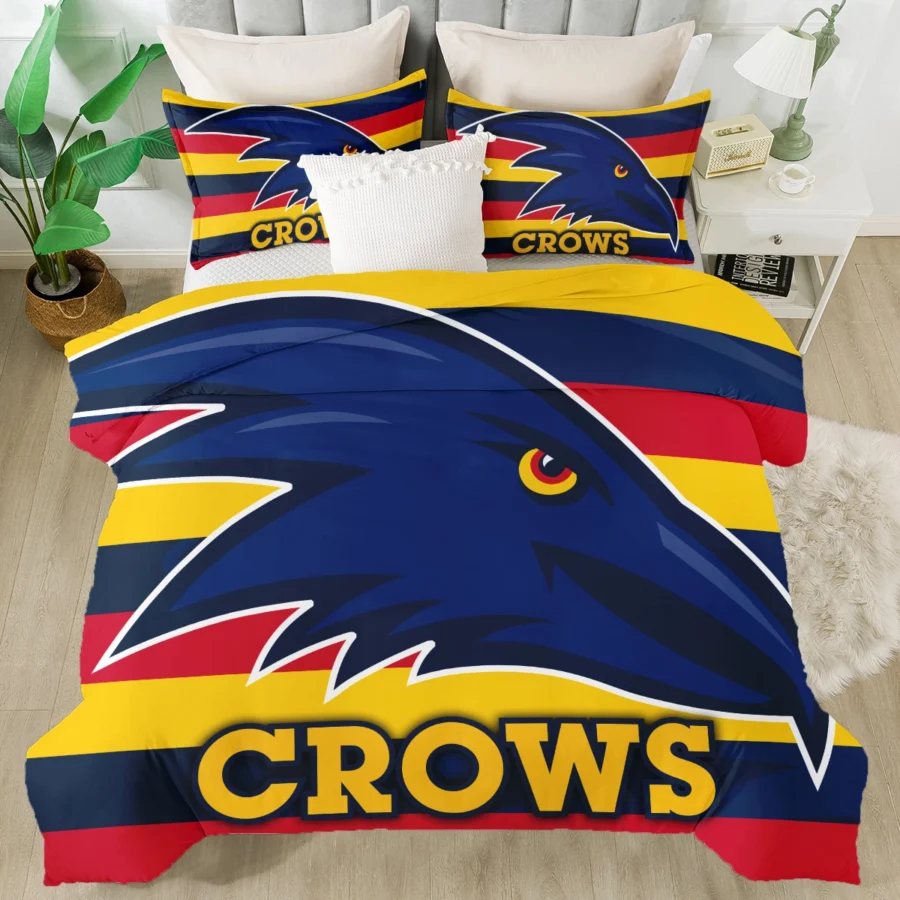 AFL Adelaide Crows Bedding Set Gift For Fans – HOAFL080725BD01ADEL