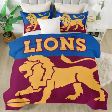 AFL Brisbane Lions Bedding Set Gift For Fans – HOAFL080725BD01BL