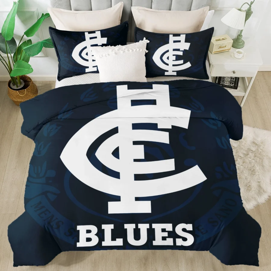 AFL Carlton Blues Bedding Set Gift For Fans – HOAFL080725BD01CARL