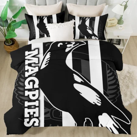 AFL Collingwood Magpies Bedding Set Gift For Fans – HOAFL080725BD01COLL