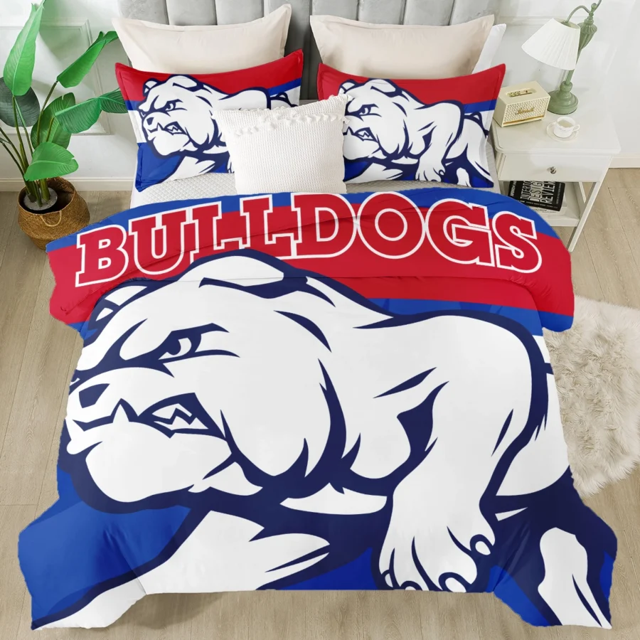 AFL Western Bulldogs Bedding Set Gift For Fans – HOAFL080725BD01WB