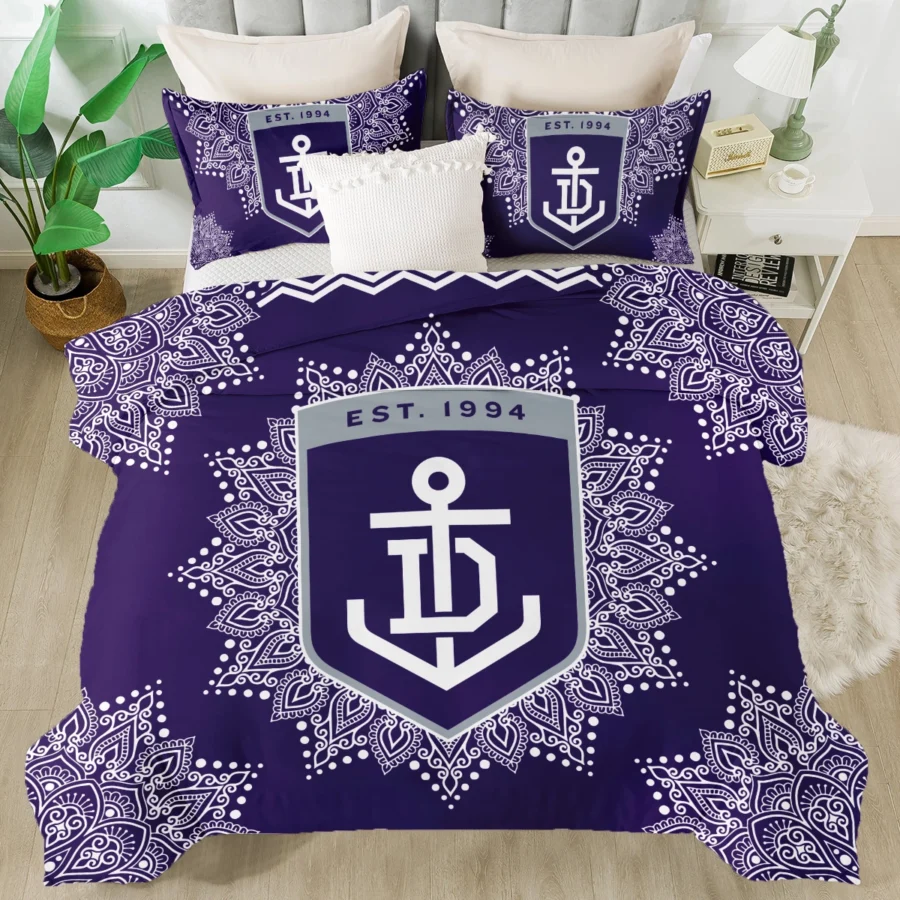 AFL Fremantle Dockers Bedding Set Gift For Fans – HOAFL090725BD01FRE