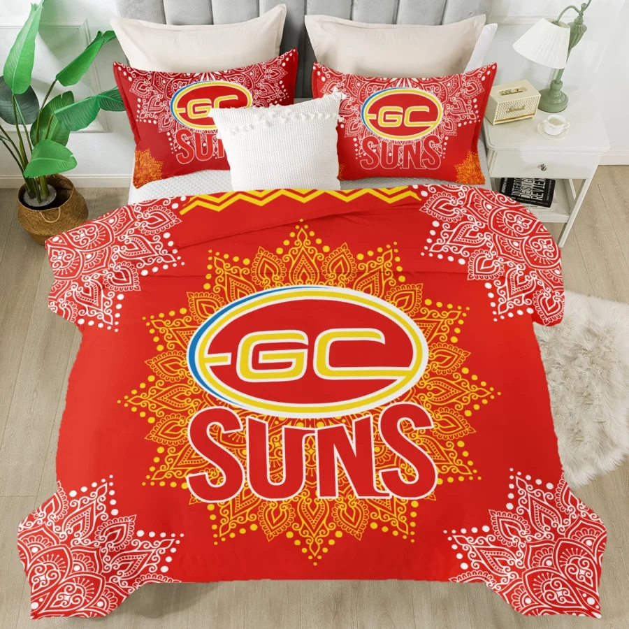 AFL Gold Coast SUNS Bedding Set Gift For Fans – HOAFL090725BD01GCFC