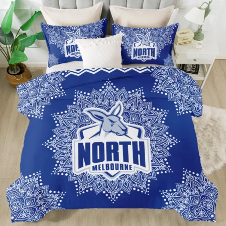 AFL North Melbourne Kangaroos Bedding Set Gift For Fans – HOAFL090725BD01NMFC