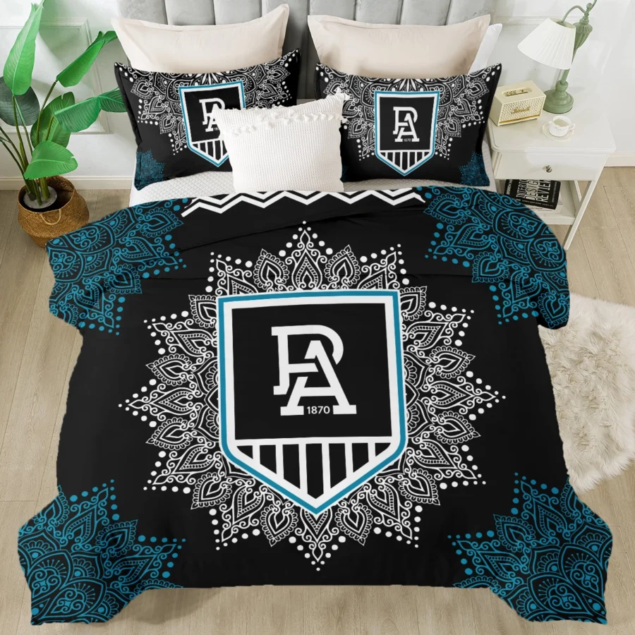 AFL Port Adelaide Power Bedding Set Gift For Fans – HOAFL090725BD01PORT