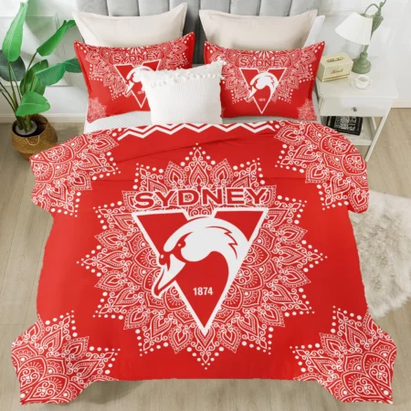 AFL Sydney Swans Bedding Set Gift For Fans – HOAFL090725BD01SYD