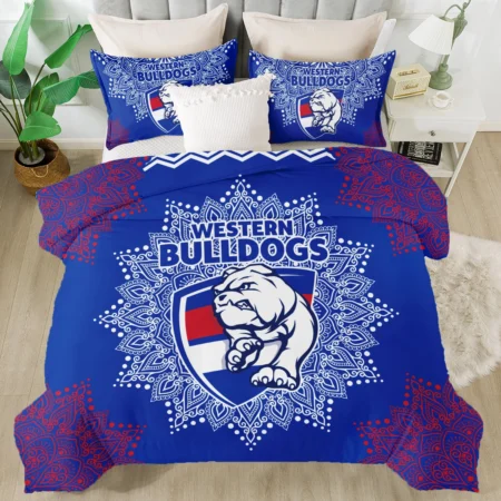 AFL Western Bulldogs Bedding Set Gift For Fans – HOAFL090725BD01WB