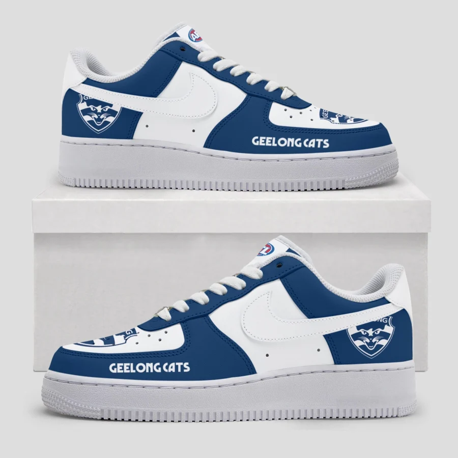 AFL Geelong Cats Custom Air Low-Top Sneakers Gift For Fans – HOAFL100725AF01GEEL - Image 2