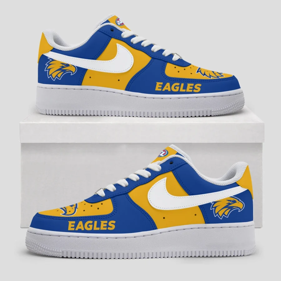 AFL West Coast Eagles Custom Air Low-Top Sneakers Gift For Fans – HOAFL100725AF01WCE - Image 2