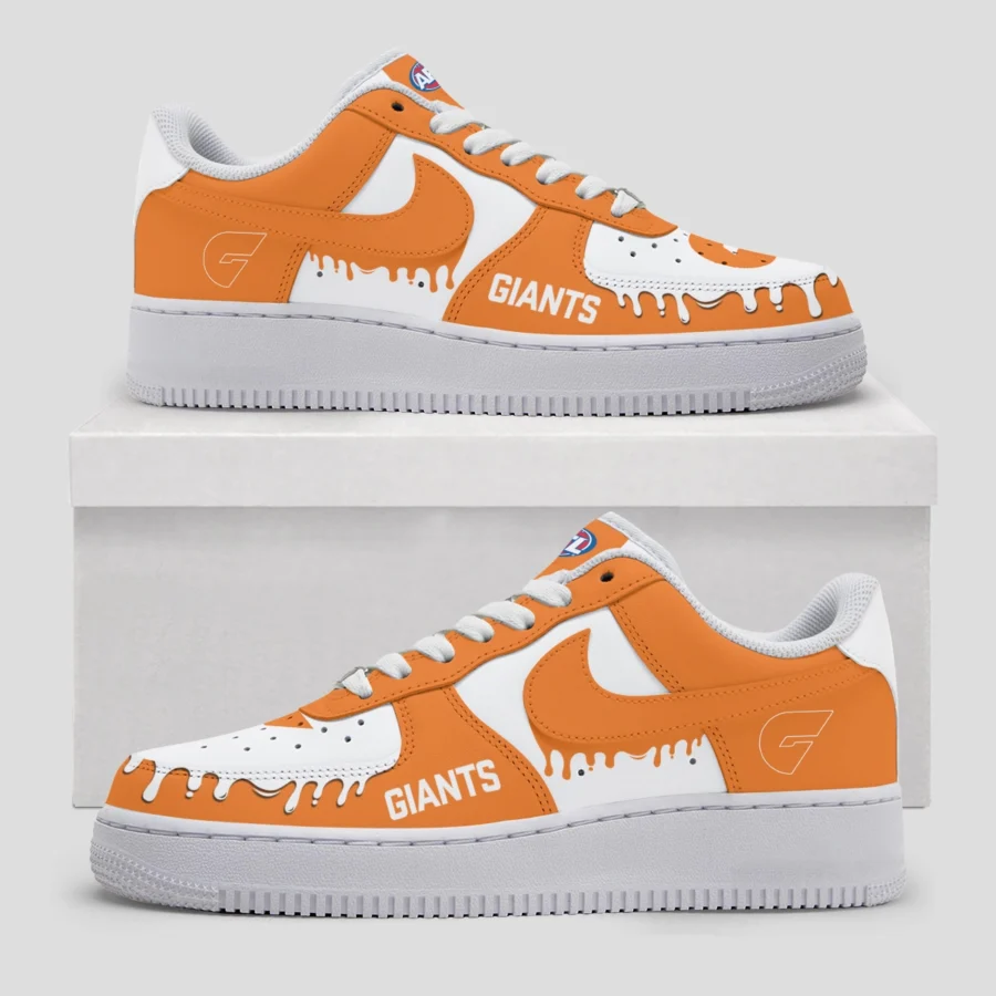 AFL GWS Giants Custom Air Low-Top Sneakers Gift For Fans – HOAFL110725AF01GWS - Image 3