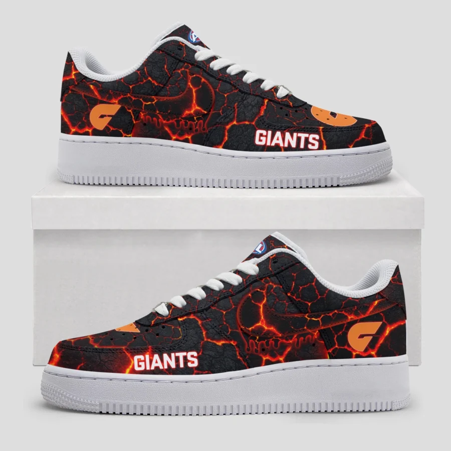 AFL GWS Giants Custom Air Low-Top Sneakers Gift For Fans – HOAFL120725AF01GWS - Image 3