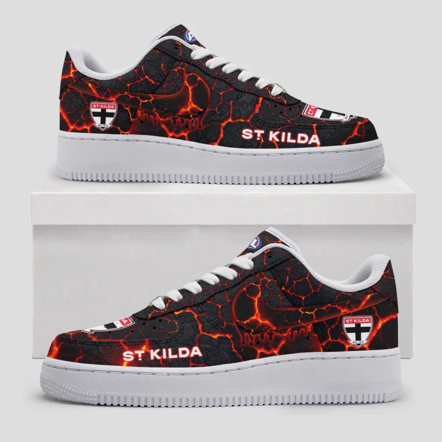 AFL St Kilda Saints Custom Air Low-Top Sneakers Gift For Fans – HOAFL120725AF01STK - Image 3