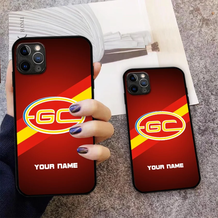 AFL Gold Coast SUNS Phone Case – Dustproof, Scratch & Shock Resistant – HOAFL020725PC01GCFC - Image 3