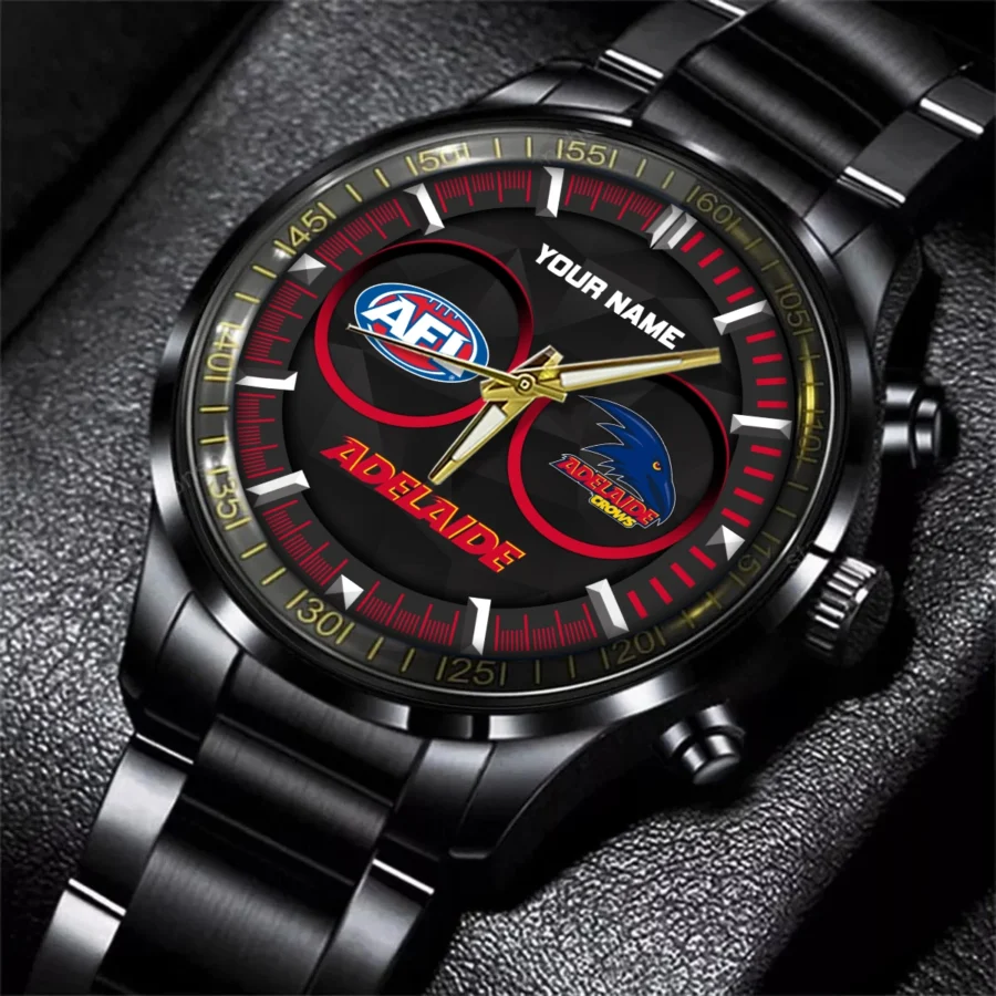 AFL Adelaide Crows Stainless Steel Watch Gift For Fans – HOAFL210725WA01ADEL