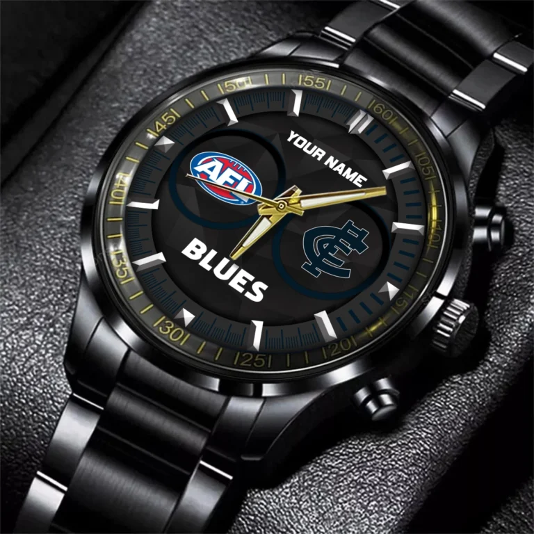 AFL Carlton Blues Stainless Steel Watch Gift For Fans – HOAFL210725WA01CARL