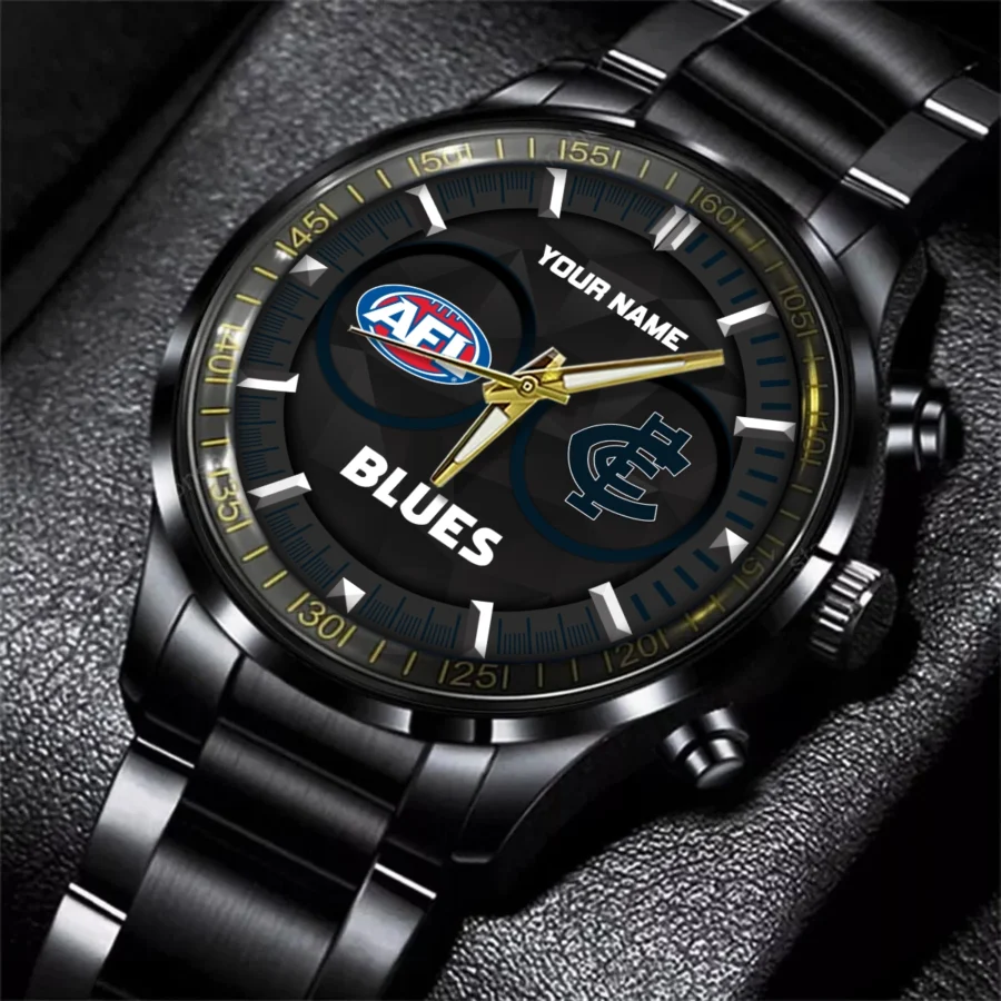 AFL Carlton Blues Stainless Steel Watch Gift For Fans – HOAFL210725WA01CARL