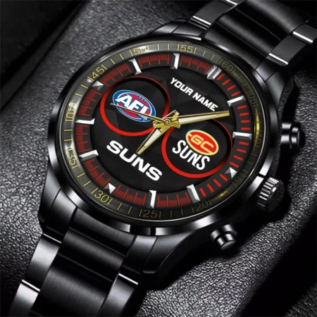 AFL Gold Coast SUNS Stainless Steel Watch Gift For Fans – HOAFL210725WA01GCFC