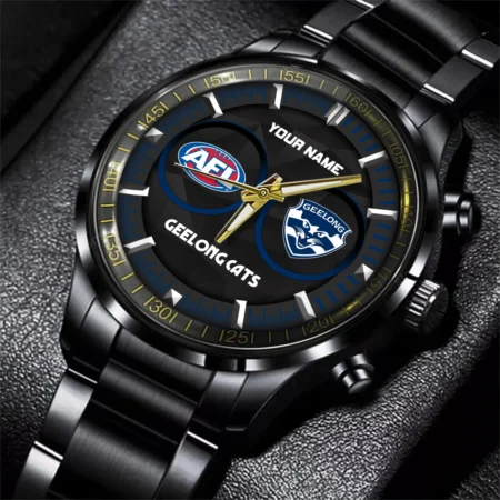 AFL Geelong Cats Stainless Steel Watch Gift For Fans – HOAFL210725WA01GEEL