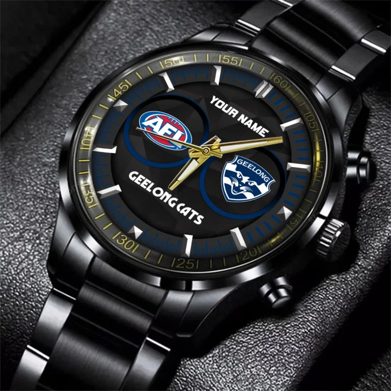 AFL Geelong Cats Stainless Steel Watch Gift For Fans – HOAFL210725WA01GEEL