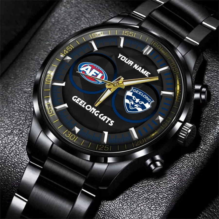AFL Geelong Cats Stainless Steel Watch Gift For Fans – HOAFL210725WA01GEEL