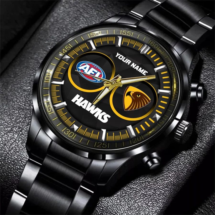 AFL Hawthorn Hawks Stainless Steel Watch Gift For Fans – HOAFL210725WA01HAW