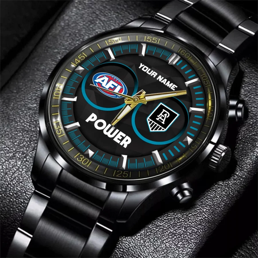 AFL Port Adelaide Power Stainless Steel Watch Gift For Fans – HOAFL210725WA01PORT