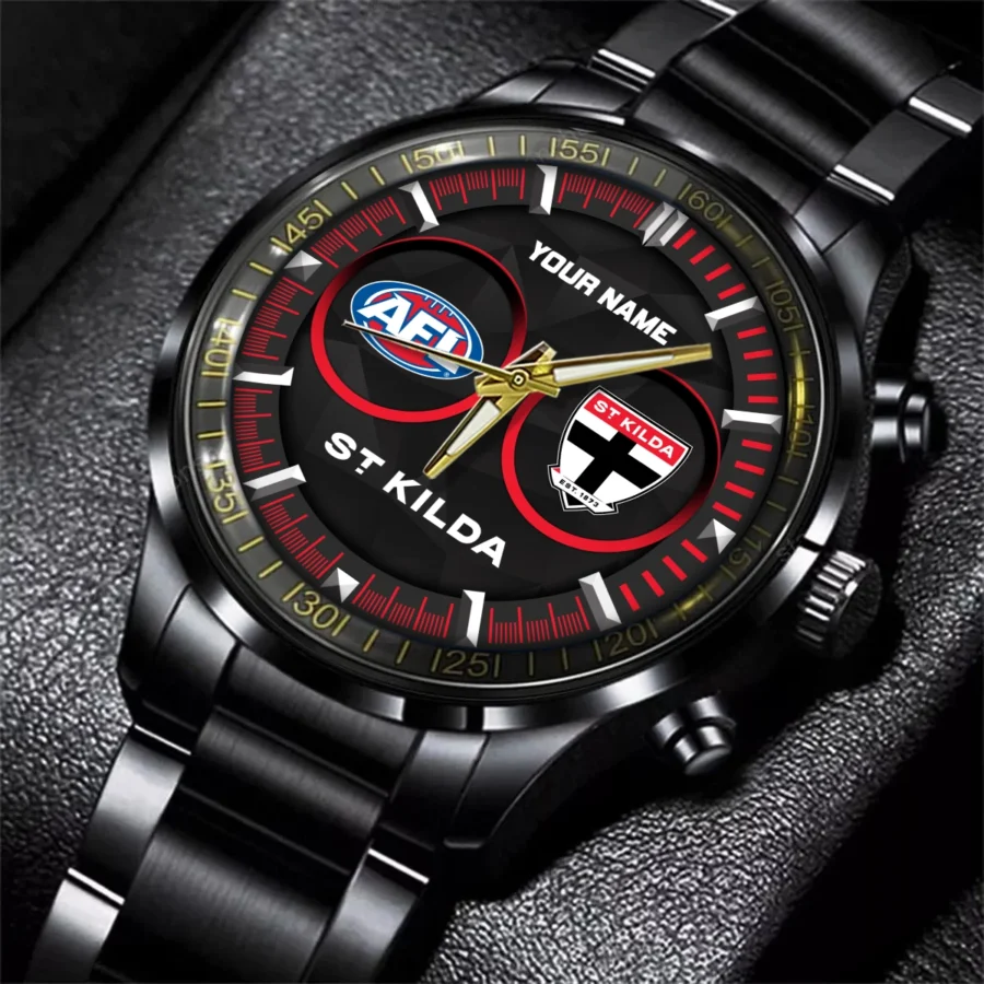 AFL St Kilda Saints Stainless Steel Watch Gift For Fans – HOAFL210725WA01STK