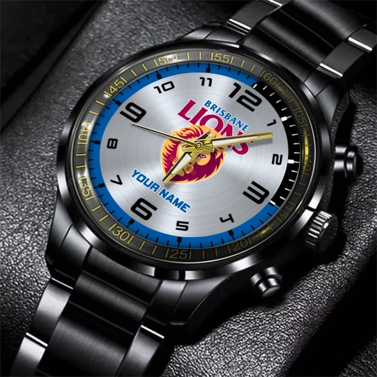 AFL Brisbane Lions Stainless Steel Watch Gift For Fans – HOAFL210725WA02BL