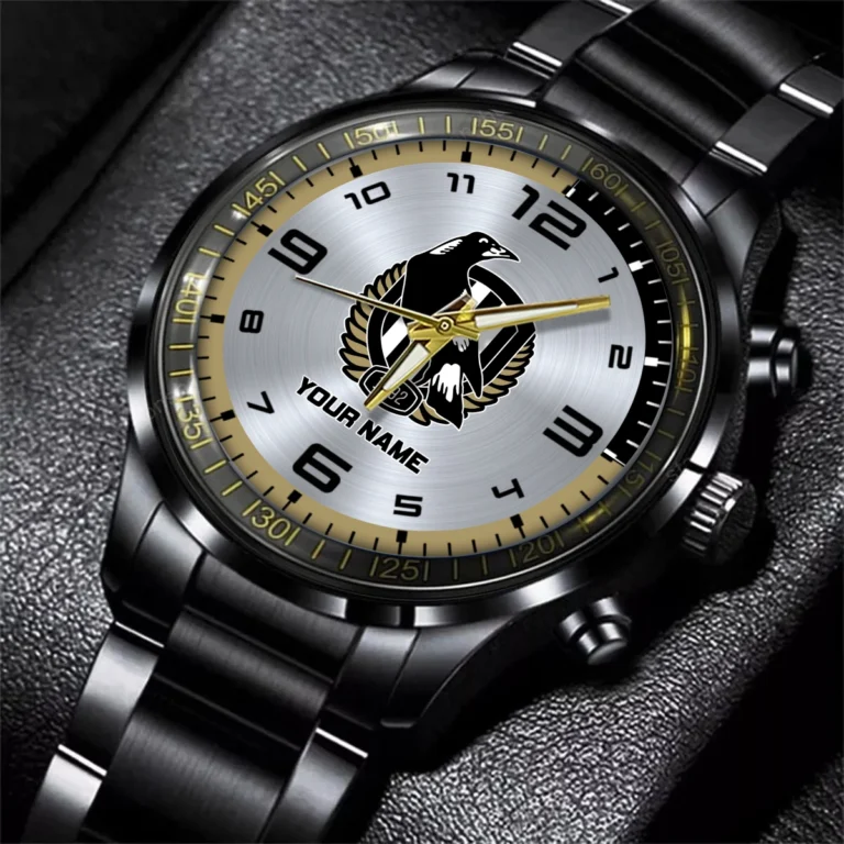 AFL Collingwood Magpies Stainless Steel Watch Gift For Fans – HOAFL210725WA02COLL