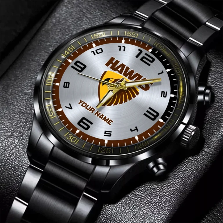 AFL Hawthorn Hawks Stainless Steel Watch Gift For Fans – HOAFL210725WA02HAW