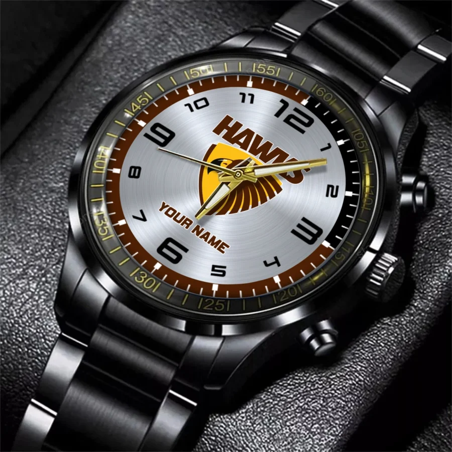 AFL Hawthorn Hawks Stainless Steel Watch Gift For Fans – HOAFL210725WA02HAW