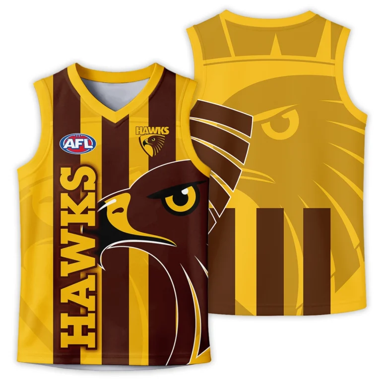 AFL Hawthorn Hawks Sports Jersey Gift For Fans – HOAFL300725JS01HAW
