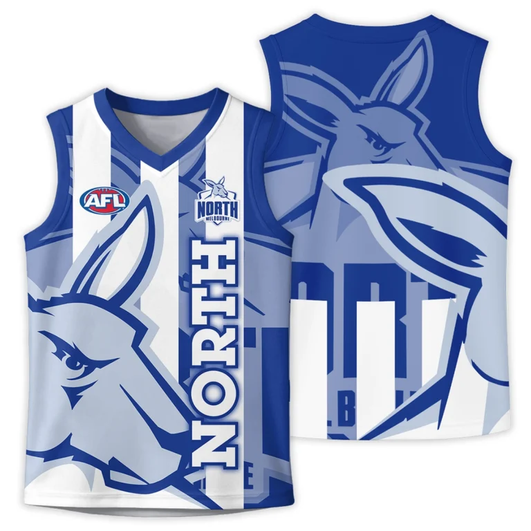 AFL North Melbourne Kangaroos Sports Jersey Gift For Fans – HOAFL300725JS01NMFC