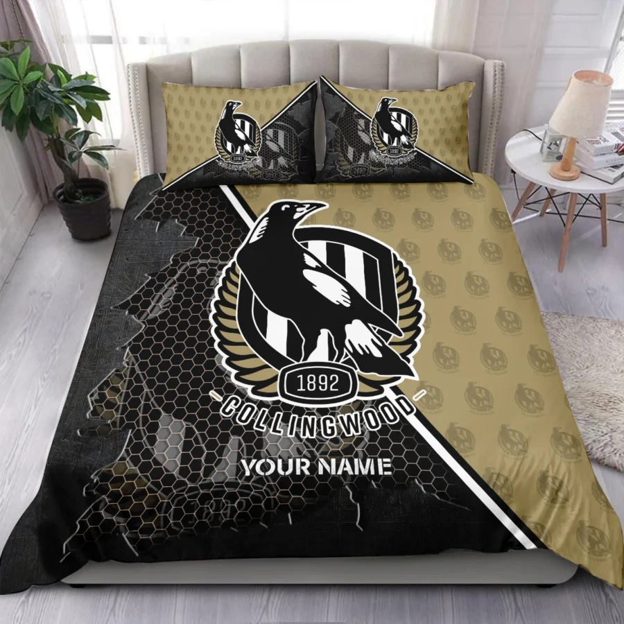 AFL Collingwood Magpies Bedding Set Gift For Fans – HOAFL070725BD01COLL - Image 3