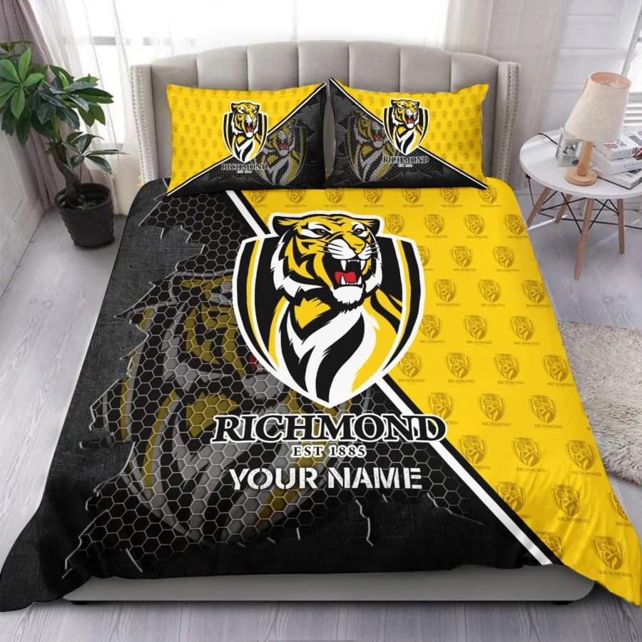 AFL Richmond Tigers Bedding Set Gift For Fans – HOAFL070725BD01RICH - Image 3