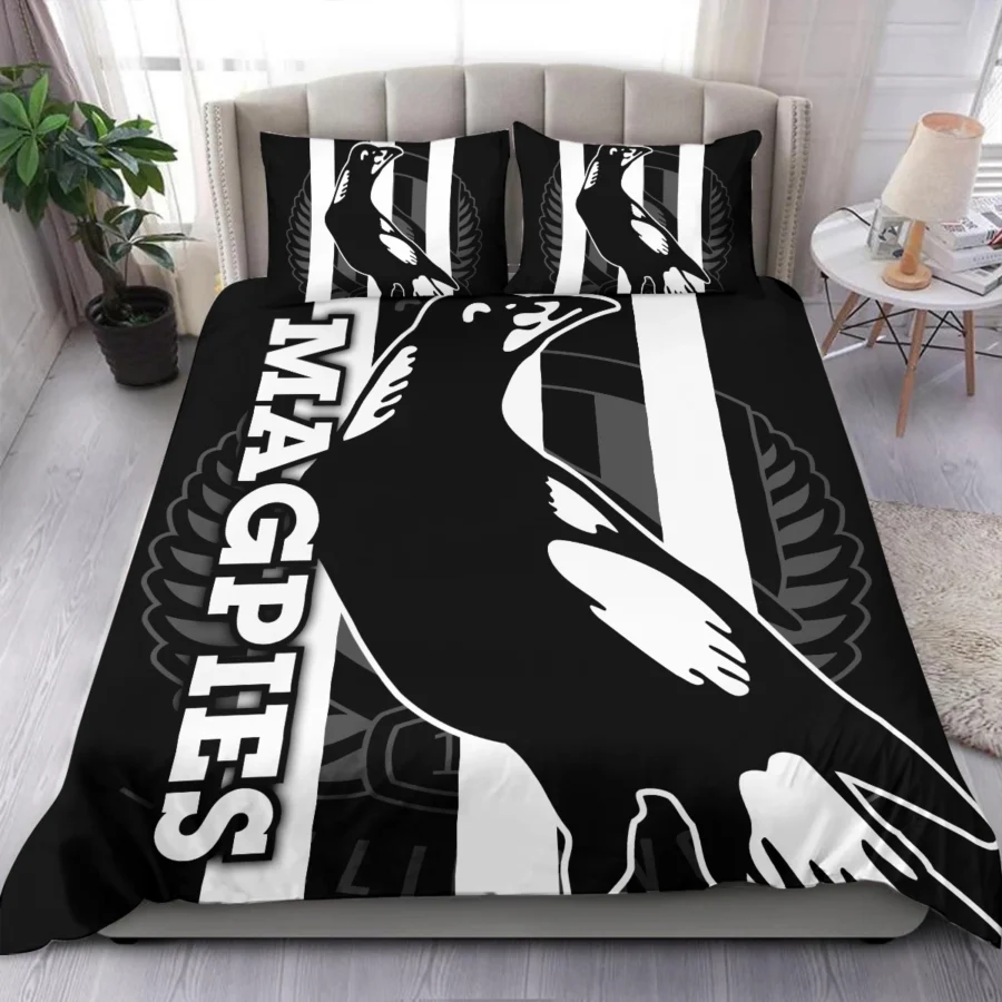 AFL Collingwood Magpies Bedding Set Gift For Fans – HOAFL080725BD01COLL - Image 3