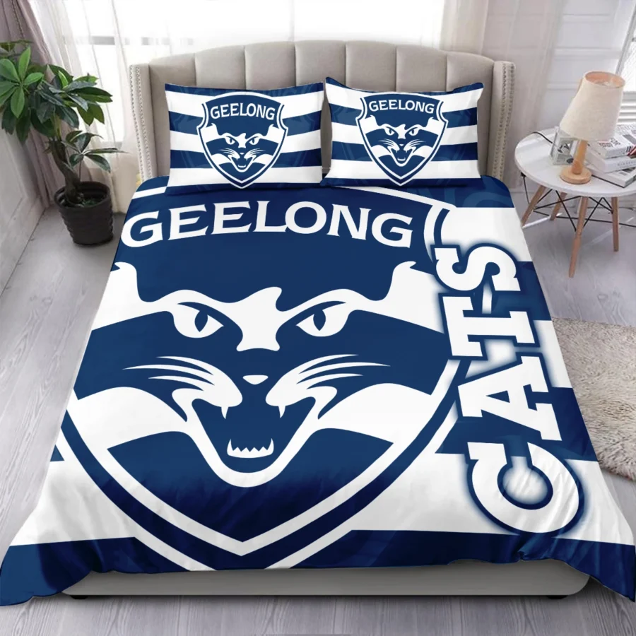 AFL Geelong Cats Bedding Set Gift For Fans – HOAFL080725BD01GEEL - Image 3