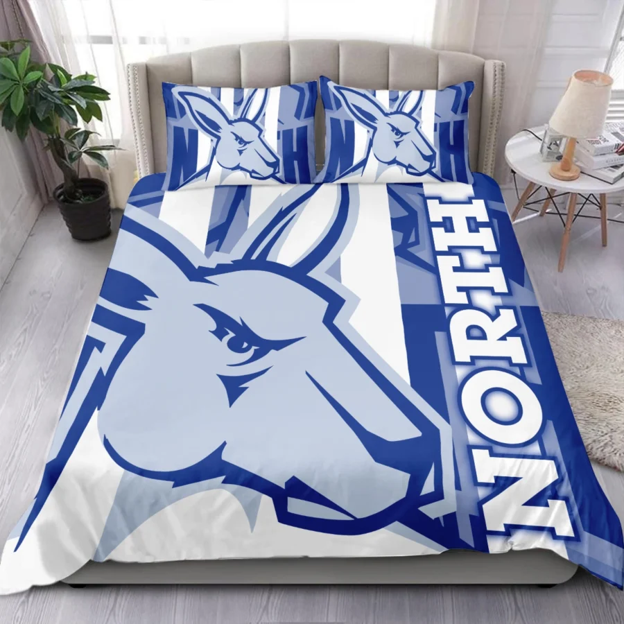 AFL North Melbourne Kangaroos Bedding Set Gift For Fans – HOAFL080725BD01NMFC - Image 3